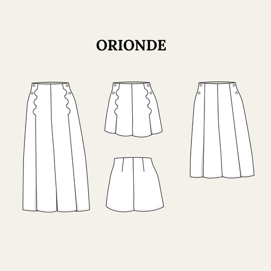 Le pantalon, bermuda ou short “Orionde” - FEMME - Patron