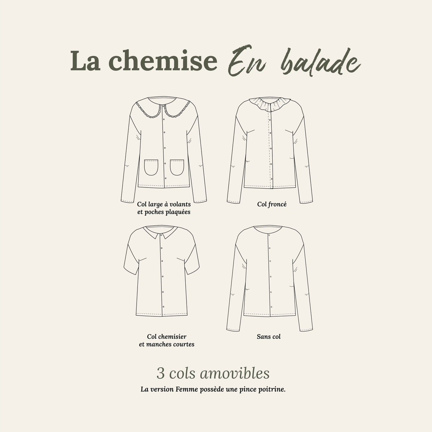 Coffret - La chemise “En balade” - FEMME