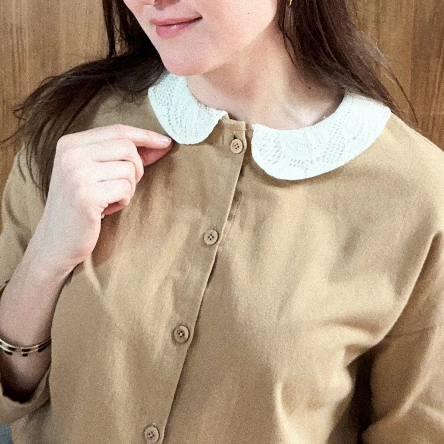 Les cols amovibles de la chemise “En balade” - FEMME - Extension de patron