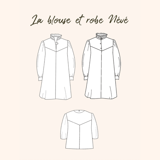 La robe et blouse “Névé” - FEMME - Patron