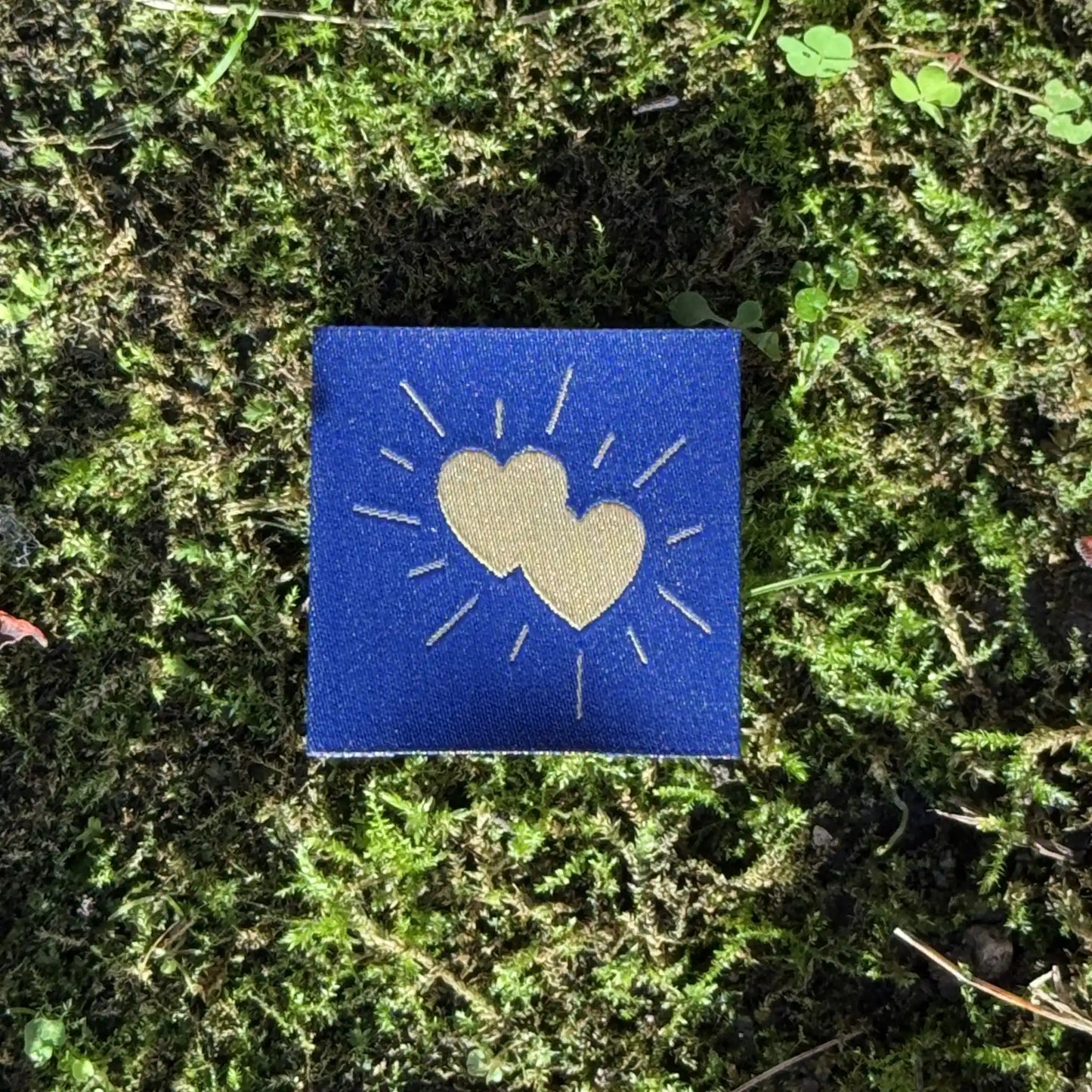 Étiquettes à coudre "Cœurs"