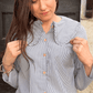 Coffret - La chemise “En balade” en seersucker rayée - FEMME