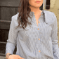 Coffret - La chemise “En balade” en seersucker rayée - FEMME