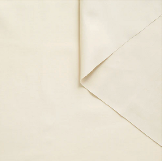 Twill de coton écru