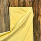 Tissu coton Vichy jaune et blanc