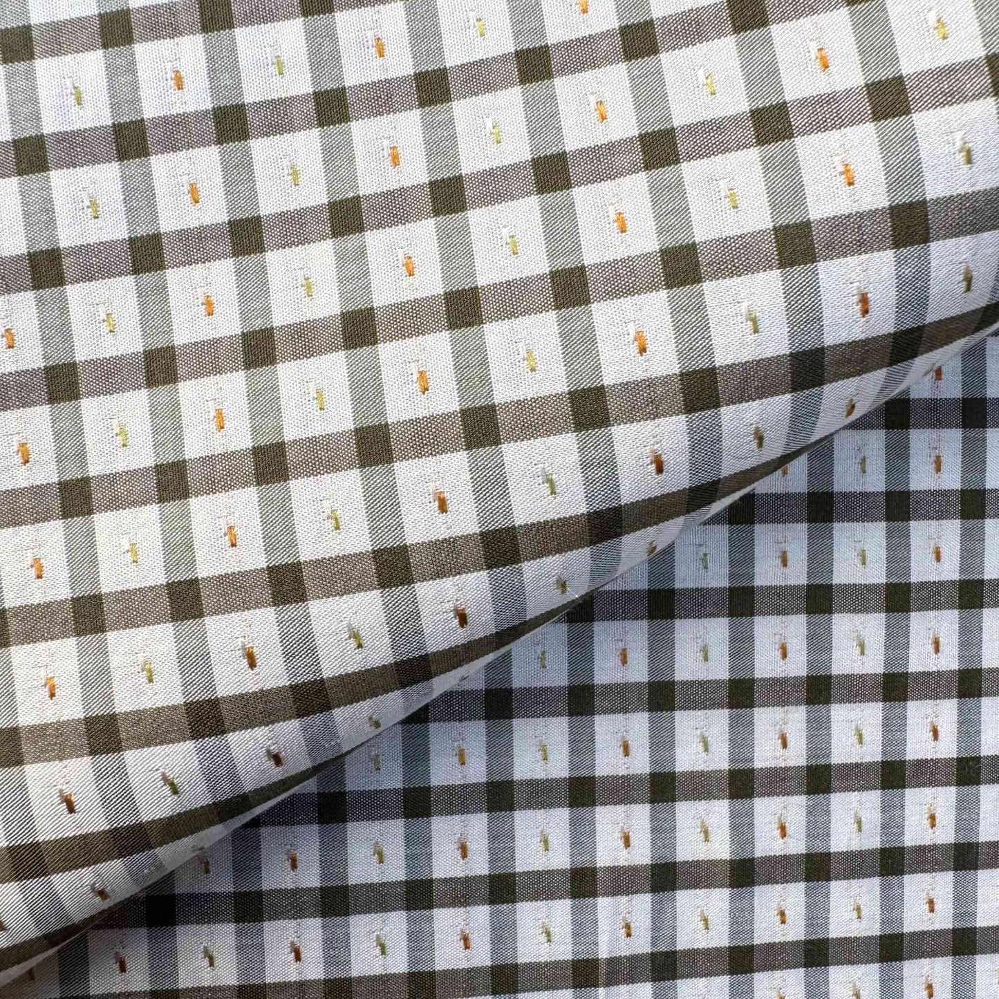 Tissu Jacquard de coton à carreaux